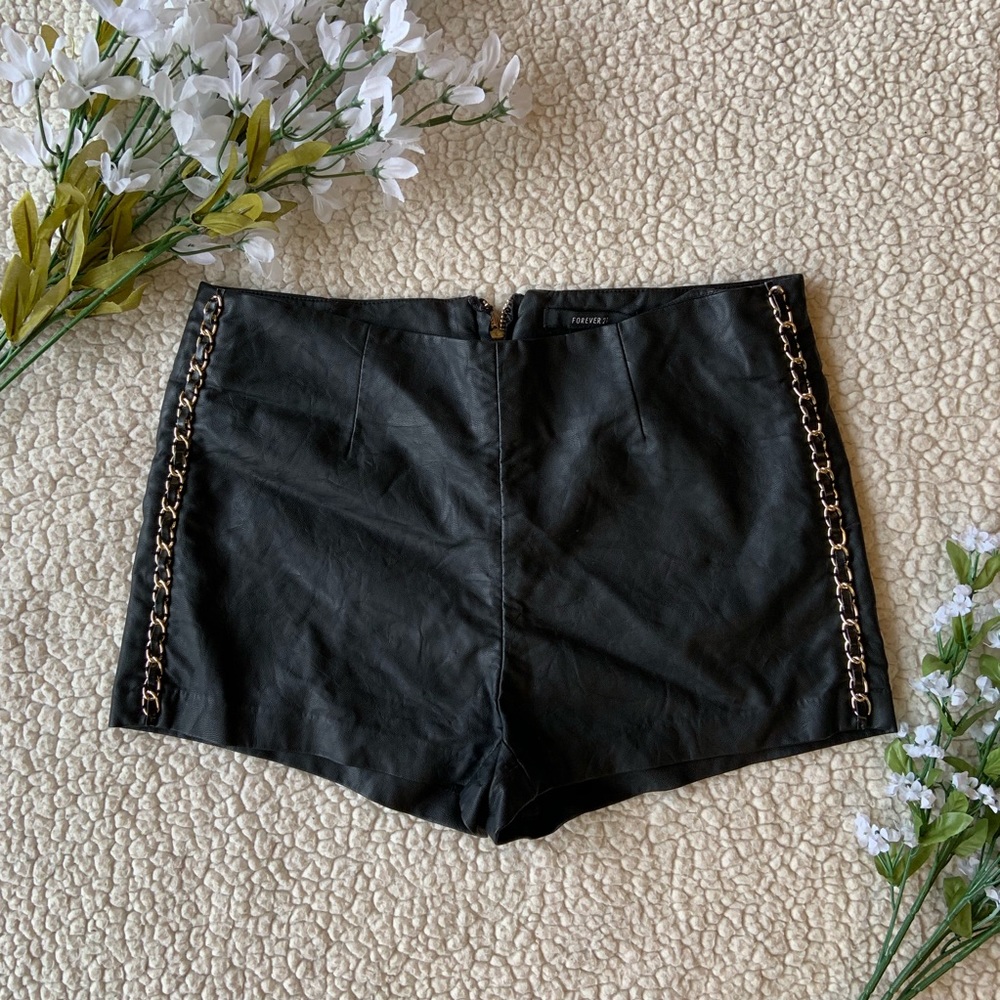 Forever 21 Faux Leather Shorts